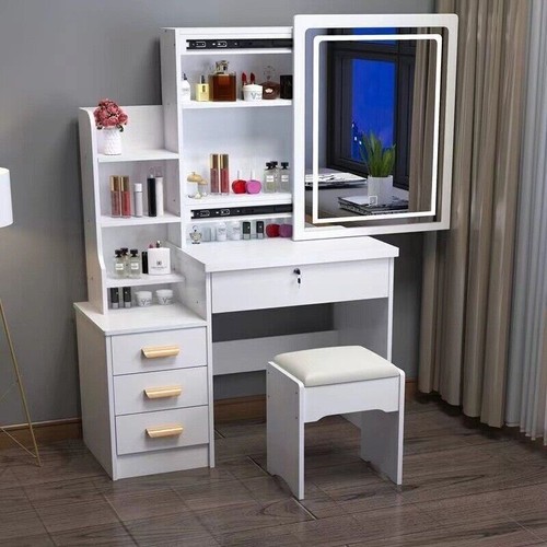 Tavolo trucco bianco - da,