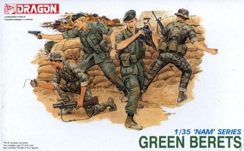 Green berets figure - berets, 1:35