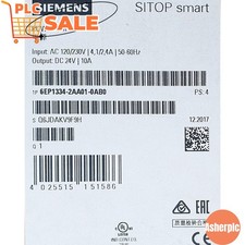 SIEMENS 6EP1334-2AA01-0AB0 120/230VAC 4.1/2.4A NUPI