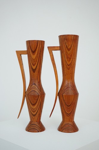 Vasi anni 60 legno - 50,