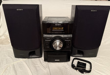 💙Sony MHC-EC69i Home CD iPOD Sistema Audio Stereo + Altoparlanti 3 Vie~TESTATO