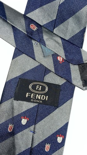 Cravatta fendi 100 seta - fendi, 100%