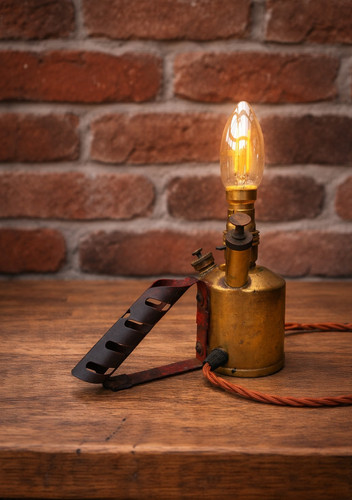 Vintage brass blow torch - blow,