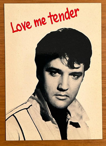 Cartolina elvis presley - cartolina,