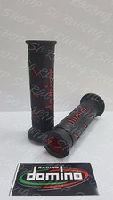 DOMINO COPPIA MANOPOLE UNIVERSALI RACING XM2 NERO-ROSSO GRIP HONDA CBR 600 RR