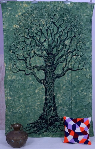Albero della vita arazzo hippy - albero,