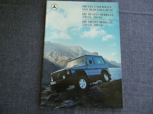 Mercedes prospetto classe - prospetto, g