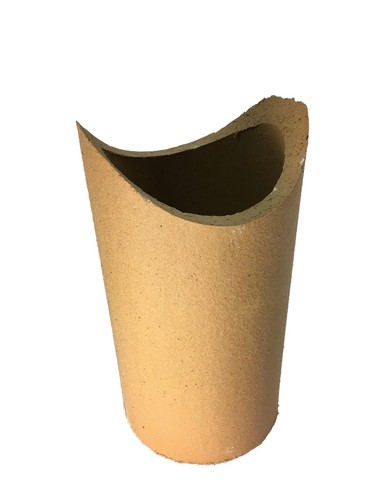Tubo refrattario - tubo, in