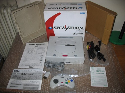 Boxed sega saturn white - boxed,