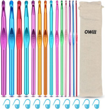 Set 24 Pezzi Di Uncinetti, Con