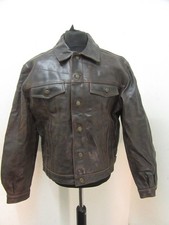 GIACCA MOTO TRUCKER VINTAGE IN