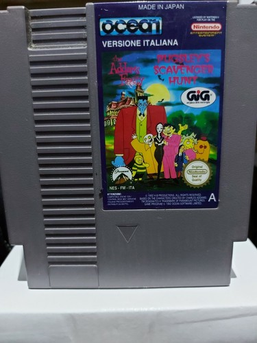 Nintendo nes the addams - ,