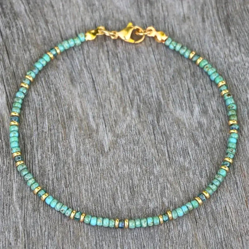 Collana perline pietra - collana,