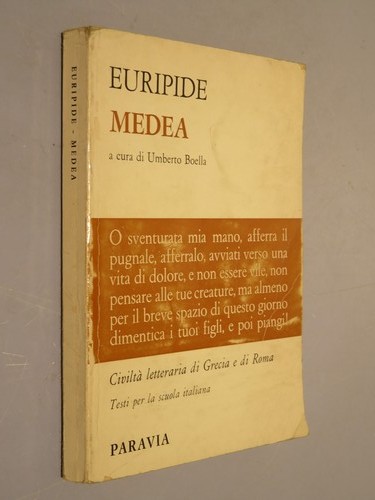 Medea euripide paravia - euripide, 1981
