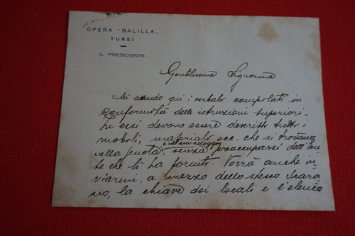 Cartoncino opera balilla tursi - cartoncino,