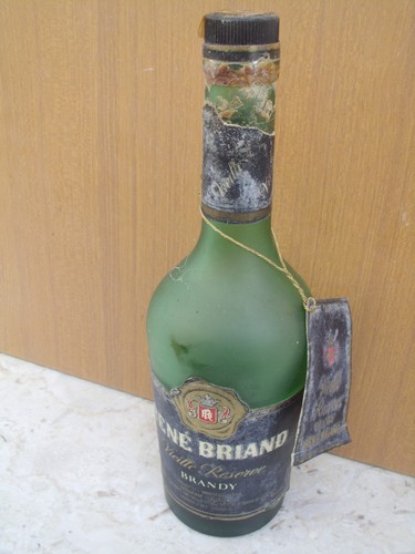 Bottiglia brandy rene briand - bottiglia,