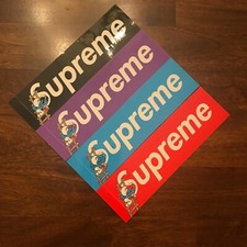 Supreme Smurf Box Sticker Set