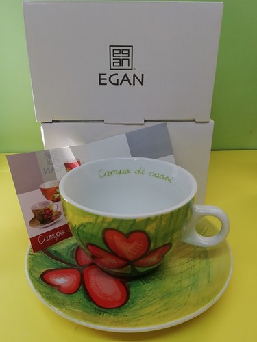 Egan campo cuori tazza - egan, di