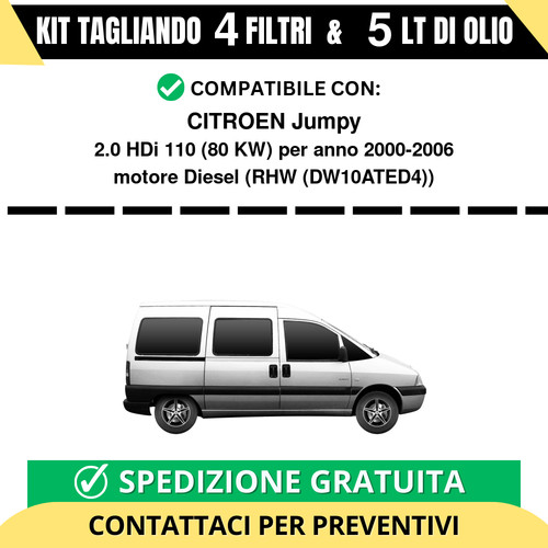 Tagliando per citroen jumpy - tagliando,
