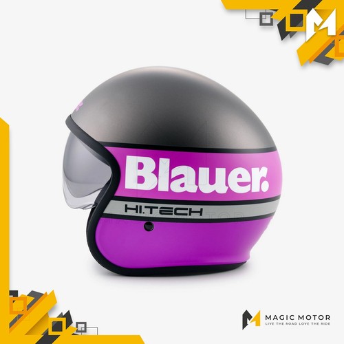 Casco moto jet - blauer, h.t