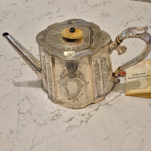 Teiera sheffield silverplate - teiera,