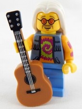 NUOVO LEGO HIPPIE con CHITARRA