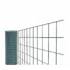 RETE PER RECINZIONE 50X75 ROTOLO 1,5X25MT CM 150H ZINCATA ELETTROSALDATA MM 1,7