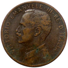 Italie centesimi 1908 - italie, 5
