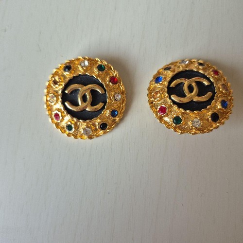 Orecchini chanel logo - orecchini,