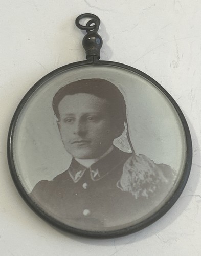 Antico ciondolo portafoto - antico,