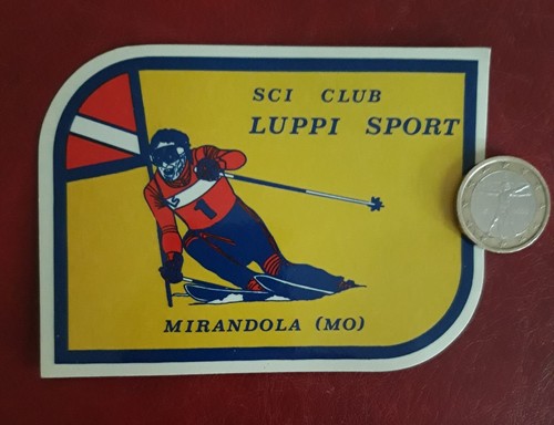 Mirandola adesivo sci club - adesivo,