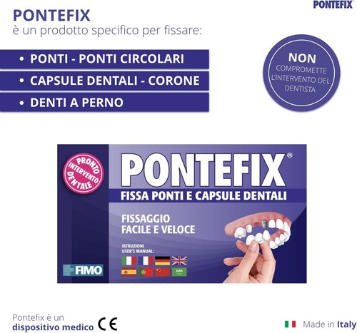 Pontefix cemento dentale - cemento, fissa