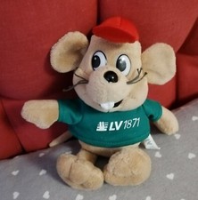Peluche pupazzo mascotte topo Primus LV 1871 compagnia assicurazione topolino