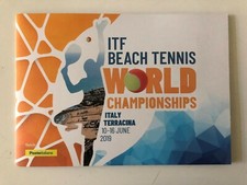 2019 Poste Folder ITF Beach Tennis World Championship Terrarcina Italy LE 3500 