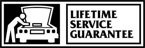 Lifetime service guarantee - service,