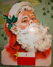 CALENDARIO DELL'AVVENTO SANTA CLAUS BABBO NATALE vintage
