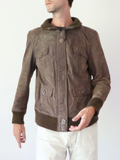 Veste blouson cuir - veste, en