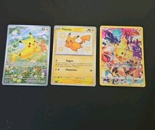 Pikachu Pokemon 3 Carte ITA Mint 088 Svp Promo 160/159 Zenit 131/091 Paldea Paf