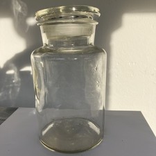 Antico Contenitore In Vetro Da