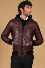Bomber in Pelle Vinaccio Uomo
