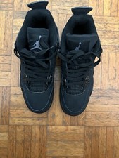 Nike Air Jordan IV Black Cat Scarpe Sportive per Uomo, EU 44 - Nero/Light...