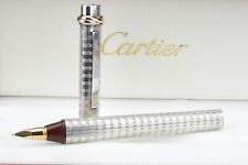Cartier Stilografica Vendome Trinity Argent-Ciselè Nib Oro 18Kt-750 France 1980s