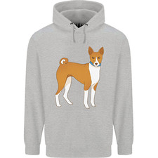 Felpa con cappuccio A Basenji