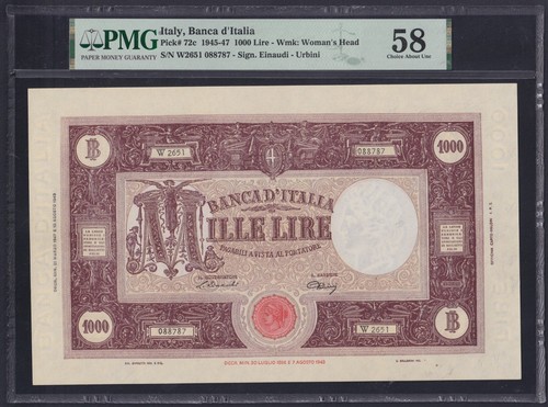 Italia 1000 lire grande - lire,