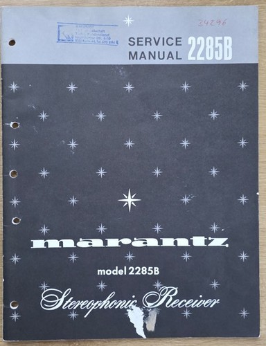Marantz 2285b manuale di - -,