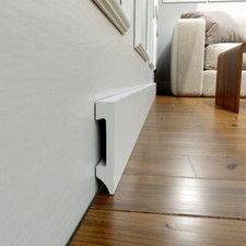 Battiscopa bianco alto 10 cm