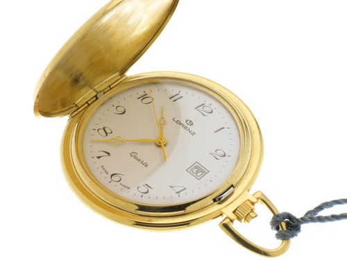 Lorenz orologio tasca placcato