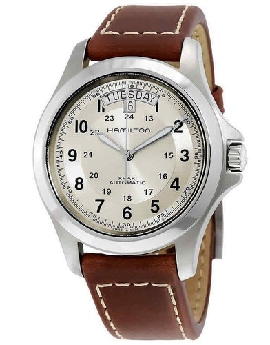 Hamilton khaki field esfera - khaki,