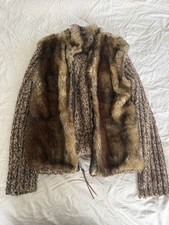 giacca maglione pelliccia