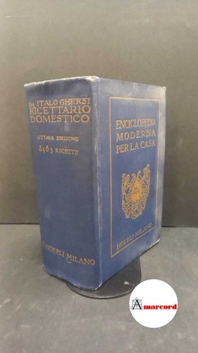 Ghersi italo ricettario - ghersi,, italo.